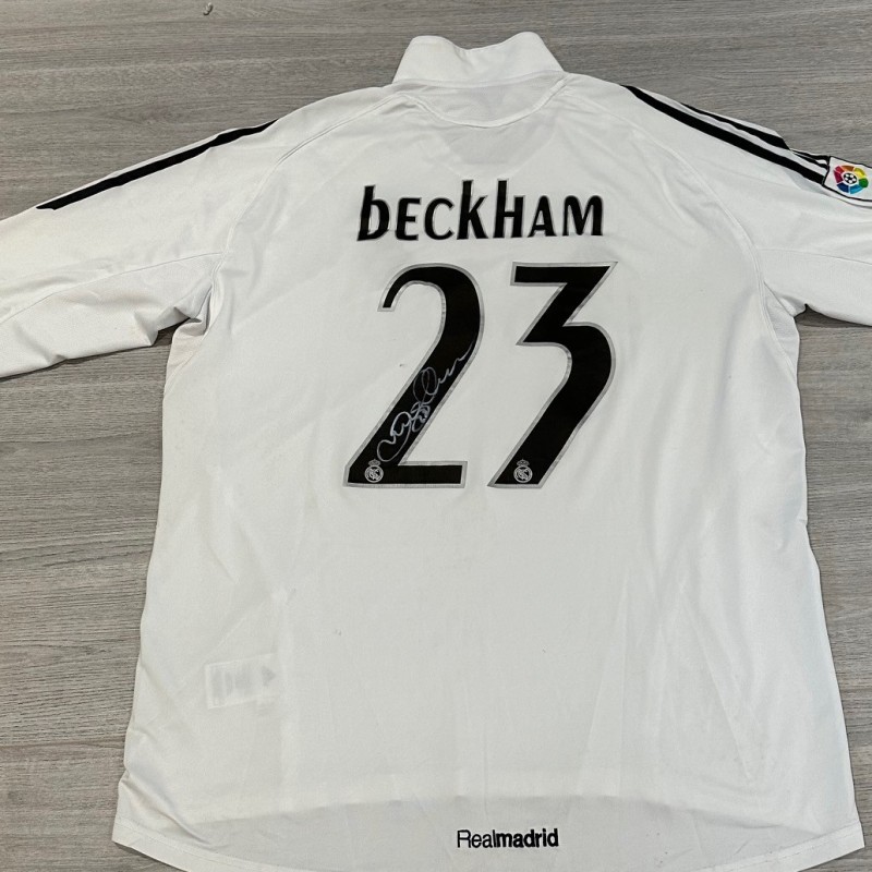 David Beckham's Real Madrid 2004 Signed Shirt