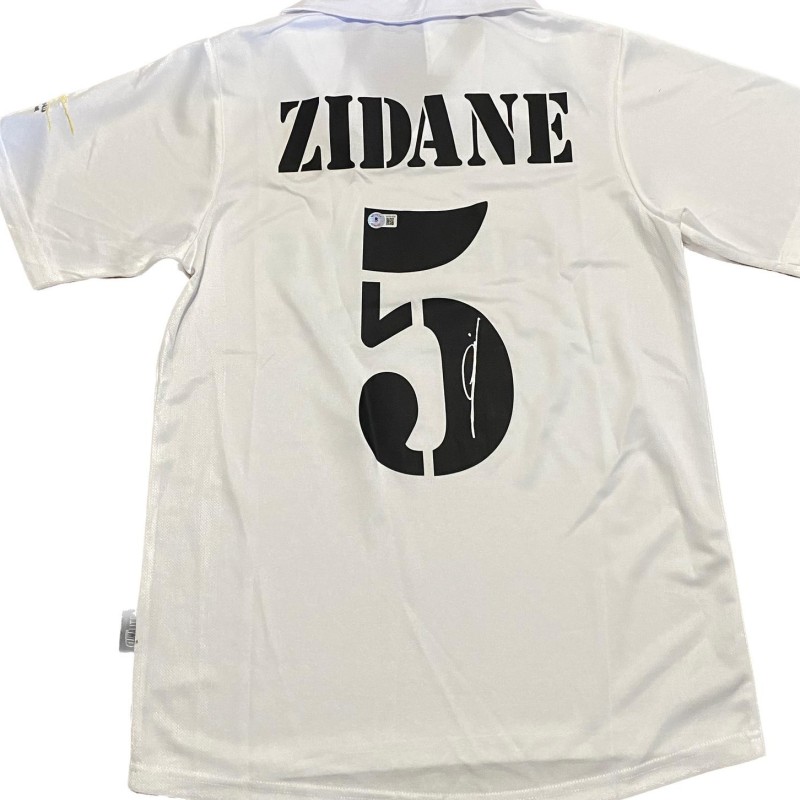 Zidane's Real Madrid 2002/03 Signed Replica Shirt