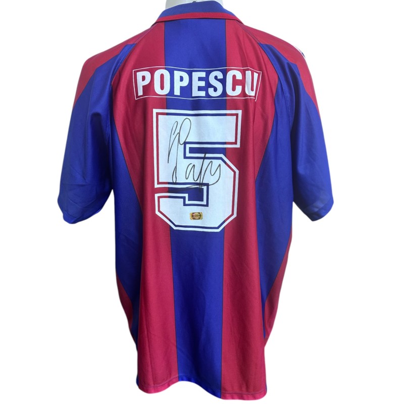 Maglia Replica Popescu Barcellona, 1995/96 - Autografata