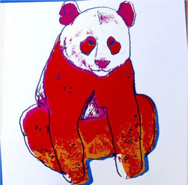 'Giant Panda' Unsigned Screenprint by Andy Warhol 