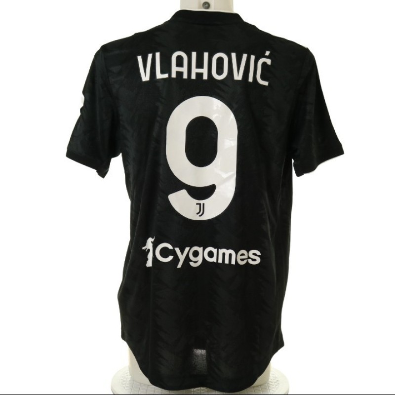 Vlahovic's Juventus Match Shirt, 2022/23
