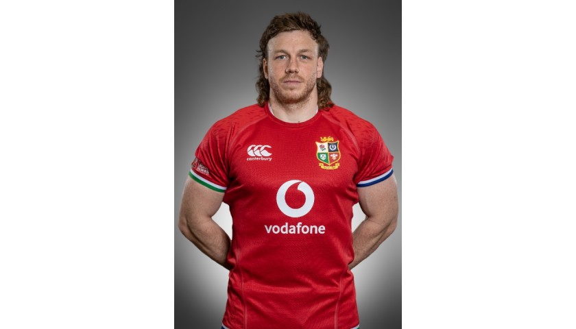 Lions 2021 Test Shirt - Worn and Signed by Hamish Watson