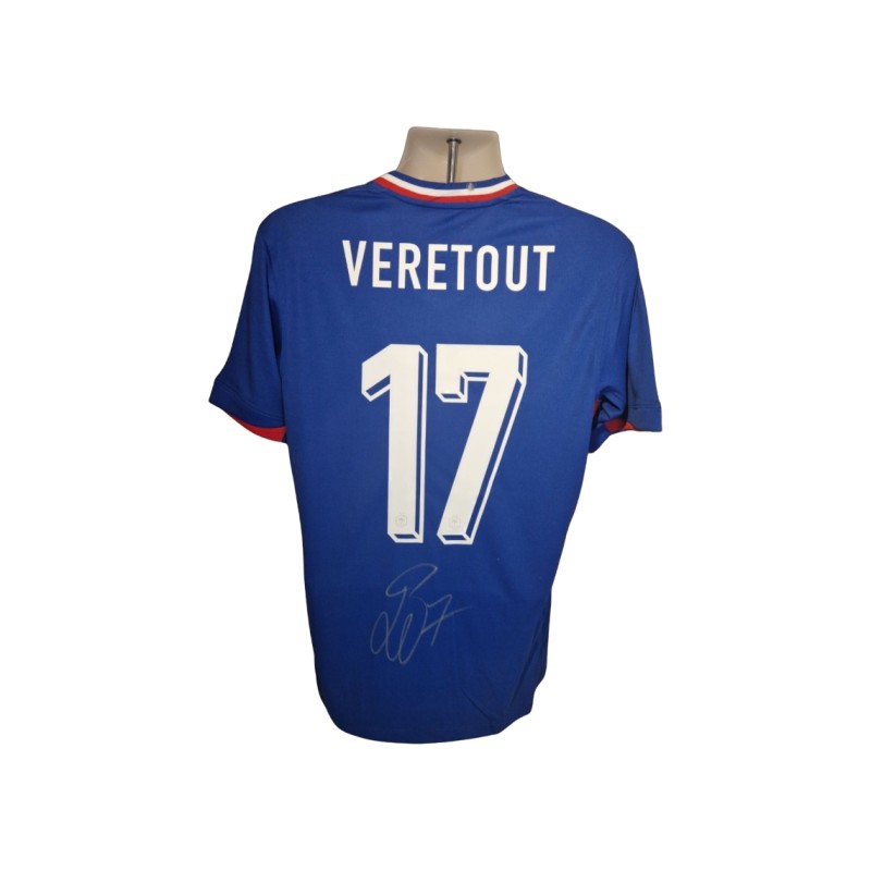 Jordan Veretout France Signed 2024-25 Football Shirt