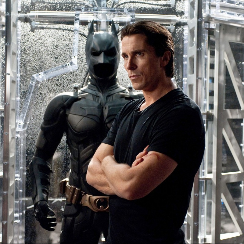 Copione del film "Il cavaliere oscuro" autografato da Christian Bale