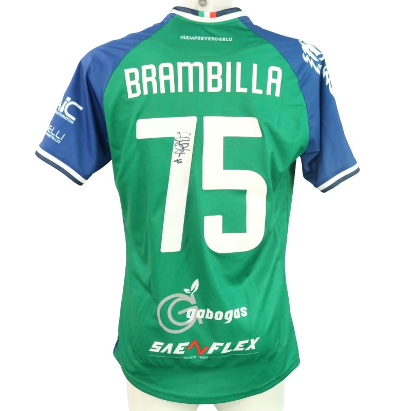 Brambilla's' Signed unwashed Shirt, Feralpisalò vs Atalanta U23 2024