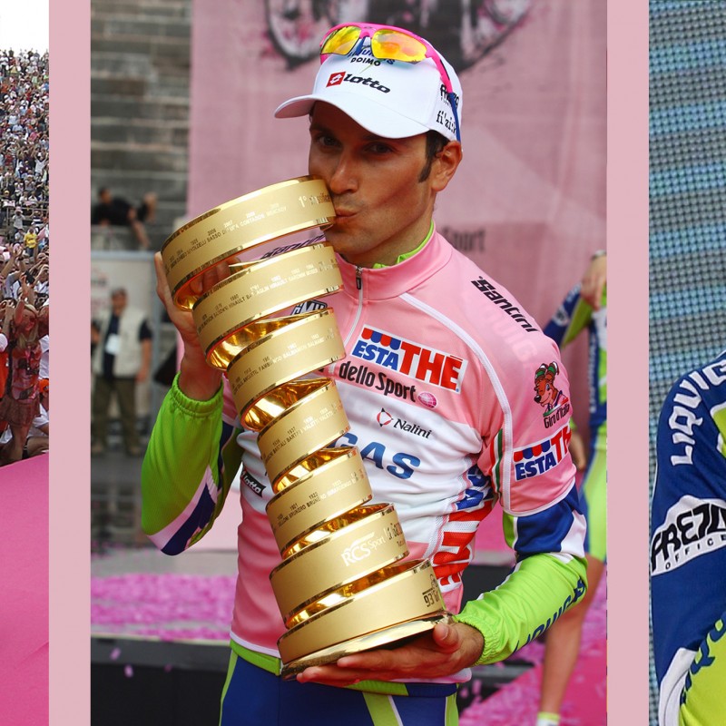 Pink Cycling Jersey Worn by Ivan Basso - Giro d'Italia 2010