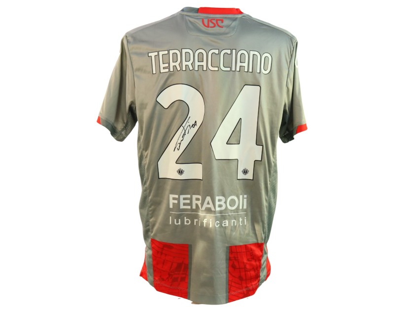 Terracciano's Signed Unwashed Shirt, Cremonese vs Udinese 2025