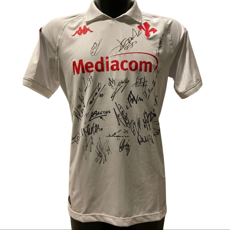 Fiorentina Official Shirt, 2024/25 - Signed by the Squad with video evidence