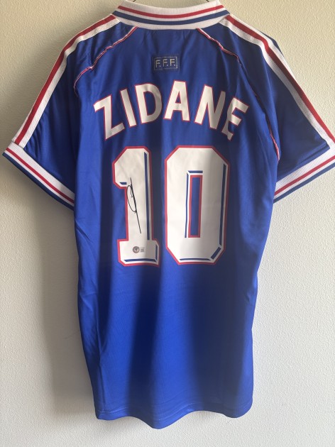 Zinedine Zidane signed France Shirt