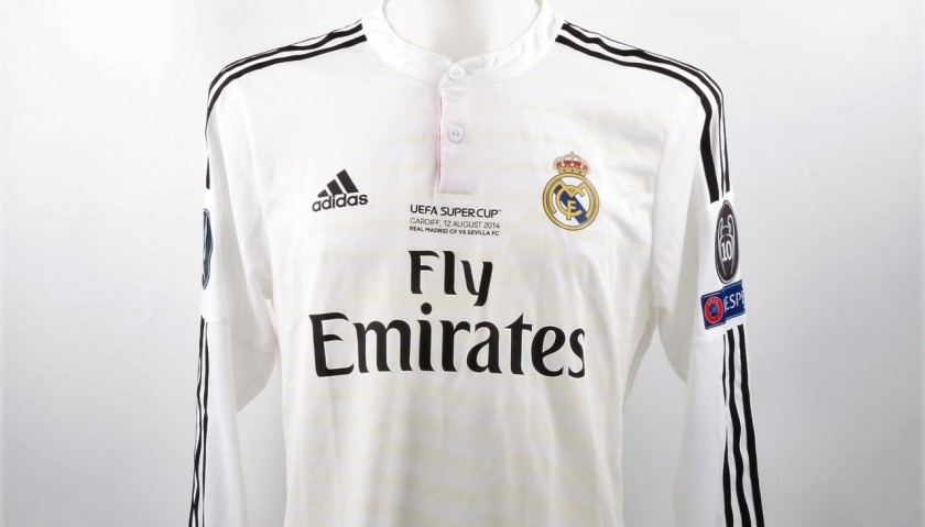 Bale Match-Issued/Worn Shirt, UEFA SuperCup 2014