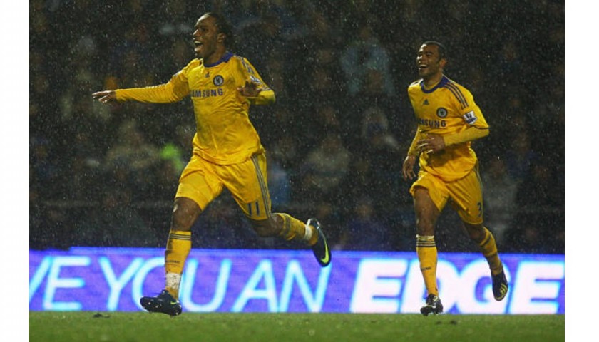 Drogba's Chelsea Match Shirt, UCL 2008/09