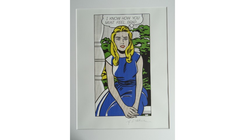 Roy Lichtenstein "I know...Brad"