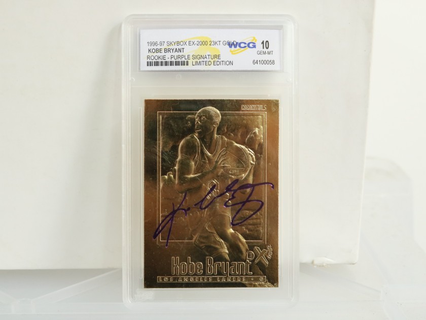 Limited Edition Kobe Bryant Gold Card 