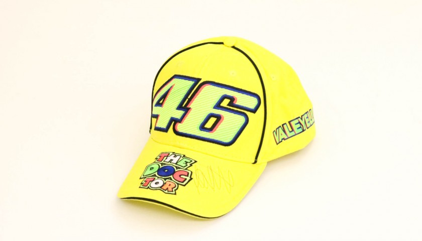 Official "The Doctor" Cap - Signed by Valentino Rossi