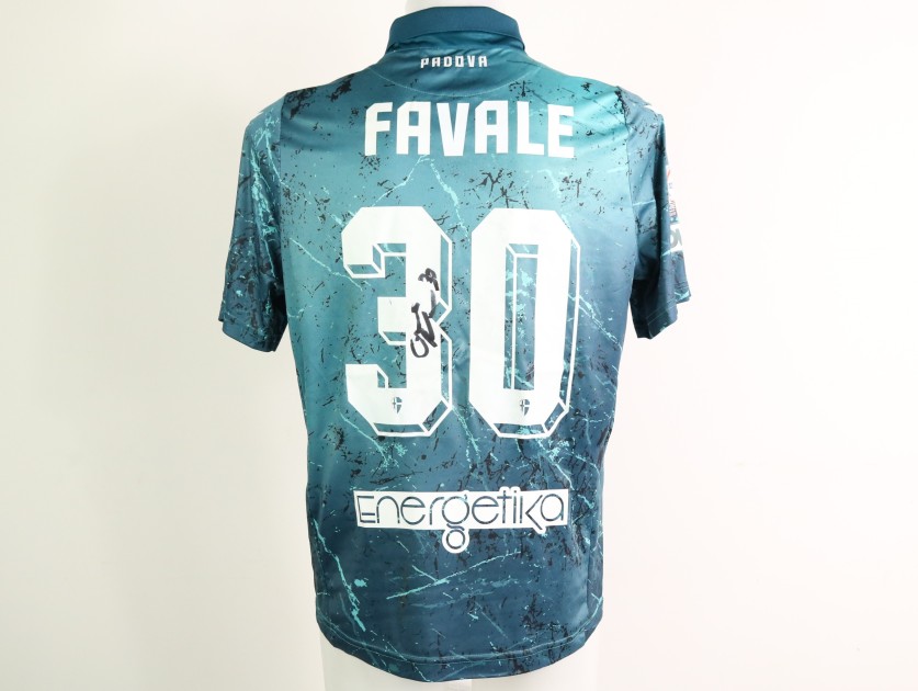 Maglia Favale unwashed Vicenza vs Padova 2023 - Autografata