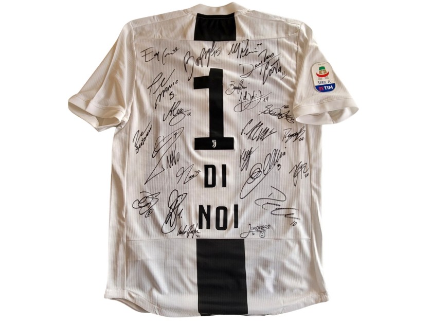 Juventus Match Shirt, 2018/19 - Signed by the Squad - CharityStars