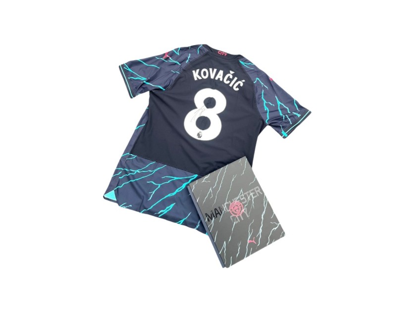 Mateo Kovacic's Manchester City 2023/24 Signed Official Third Shirt