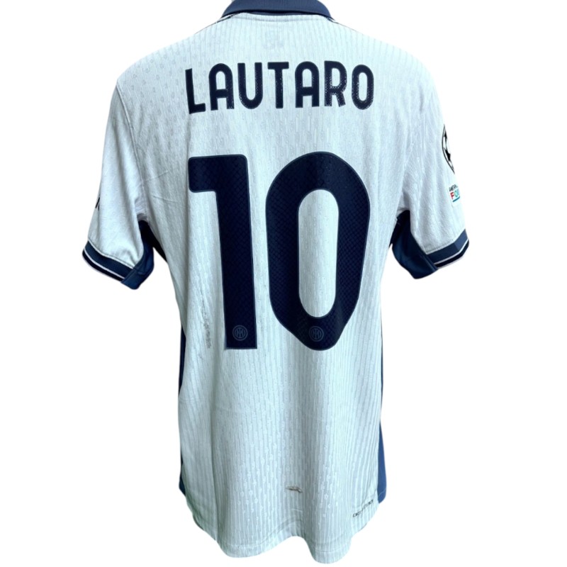 Lautaro Martinez's Inter Official Shirt, UCL 2024/25