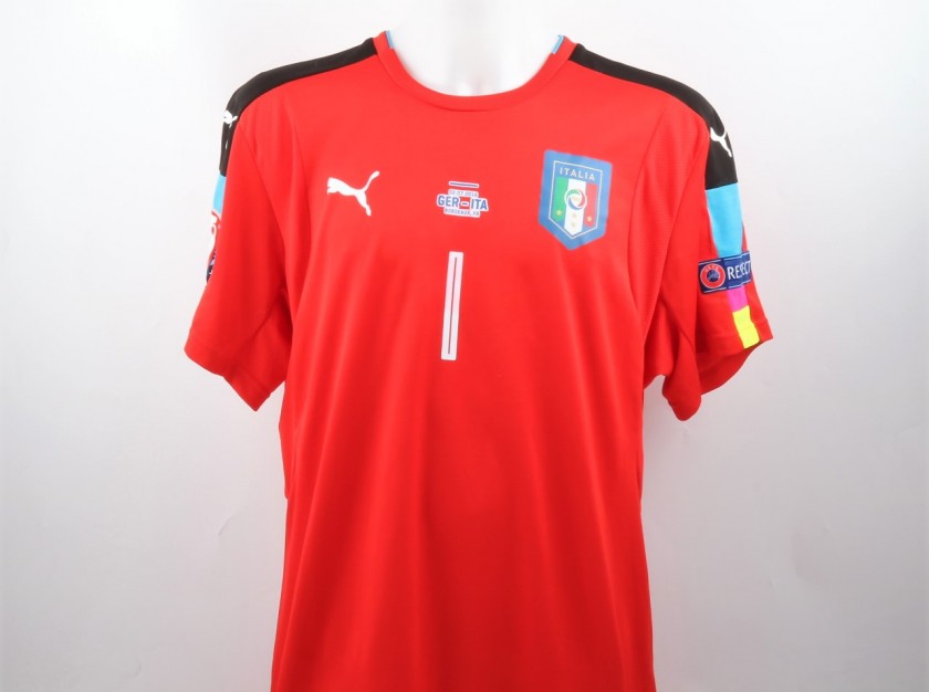 Buffon Match issued / worn Shirt, VS Germany EURO 2016