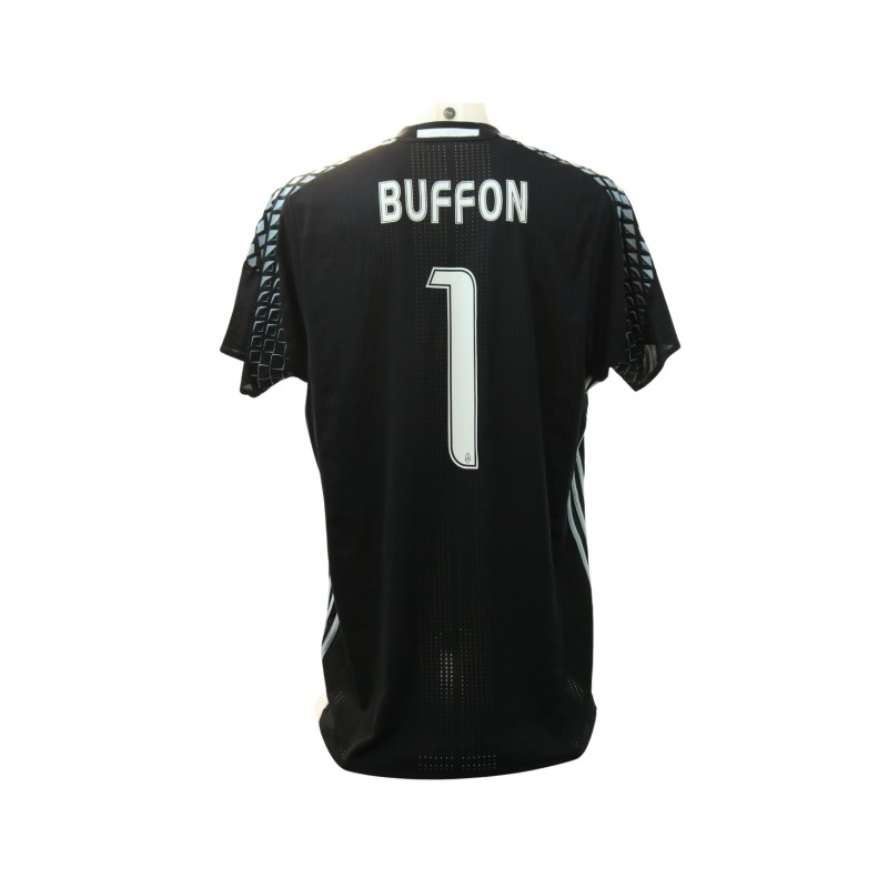 Buffon's Juventus Match-Issued Shirt, 2016/17