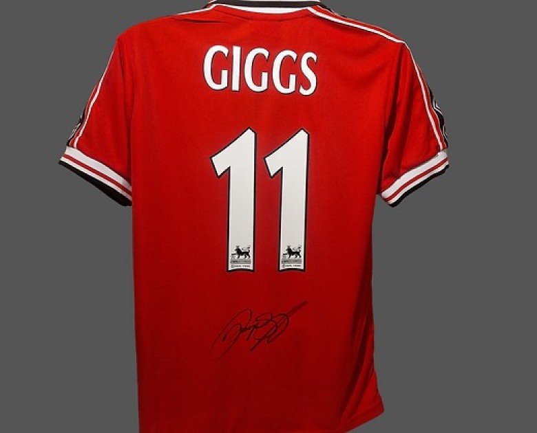 Ryan Giggs' Manchester United 1999 Signed Shirt