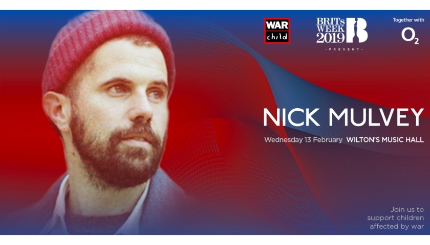 Last 2 Tickets to Nick Mulvey Concert in London 