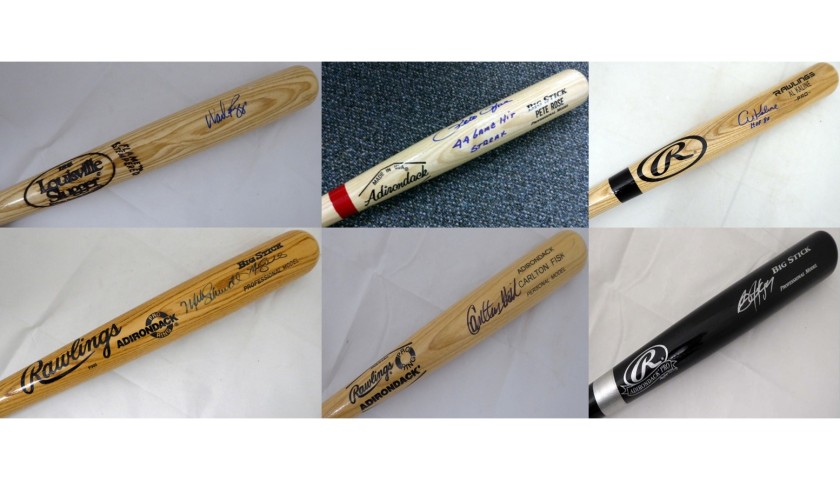 Baseball Legends Mystery Box: Hand Signed Bat