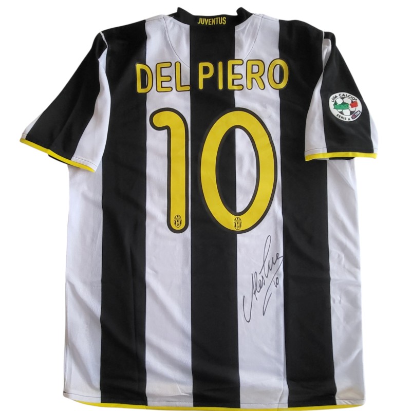  Maglia Preparata Del Piero Chievo vs Juventus 2008 - Autografata