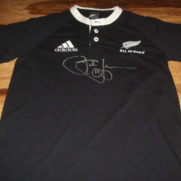 New Zealand Rugby shirt signed by Jonah Lomu