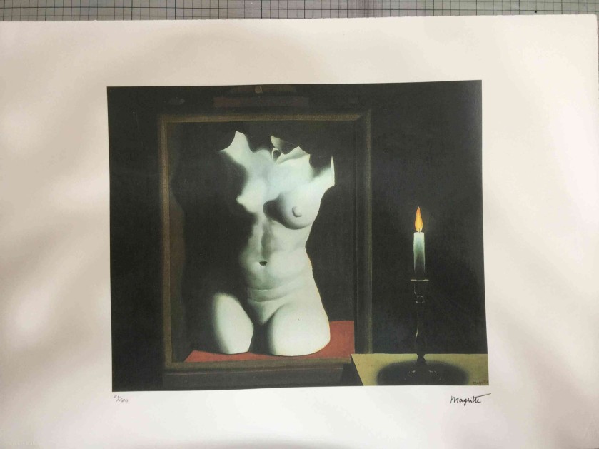 Offset lithography by René Magritte (after)