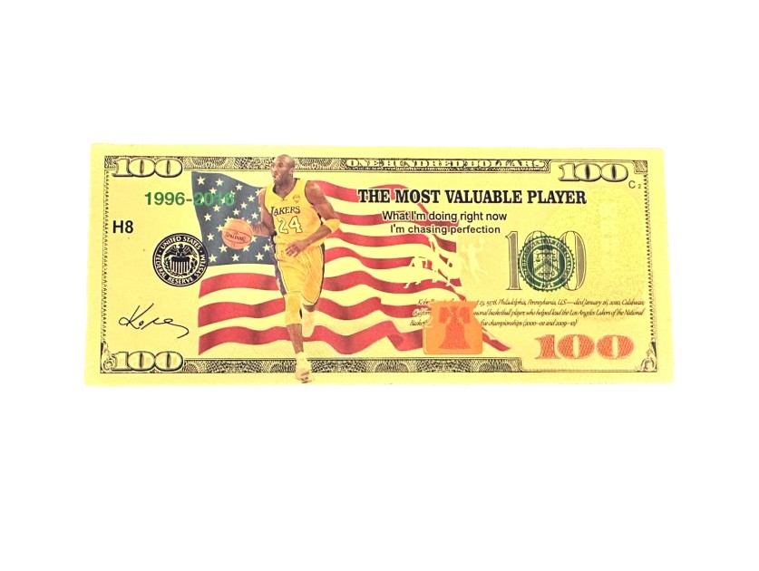 Kobe Bryant Los Angeles Lakers Laminated Banknote