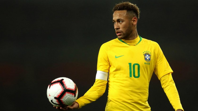 Neymar's Official Brazil Signed Shirt, 2018/19