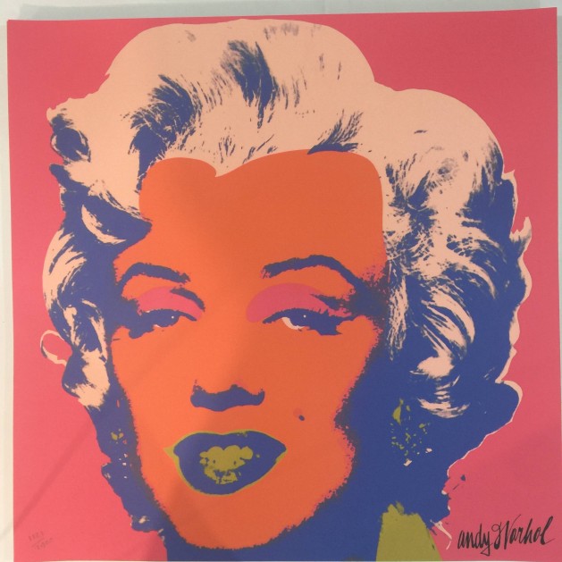 Andy Warhol Signed "Marilyn" 