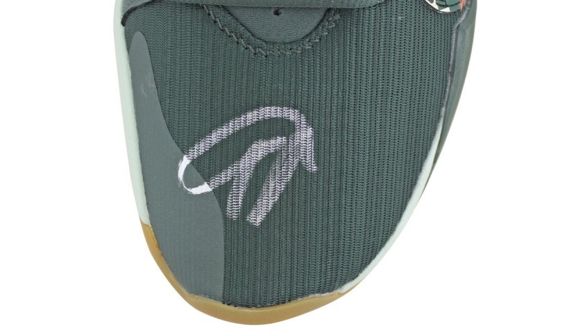 Giannis Antetokounmpo Signed Pair of (2) Nike Basketball Shoes (JSA COA)