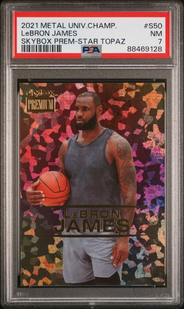 Card Metal Universe Champions LeBron James - Graded by PSA