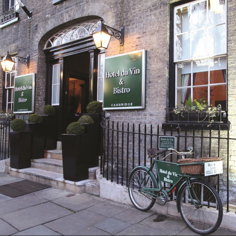 Hotel du Vin Cambridge - 1 Night Stay for 2 with Dinner & Wine