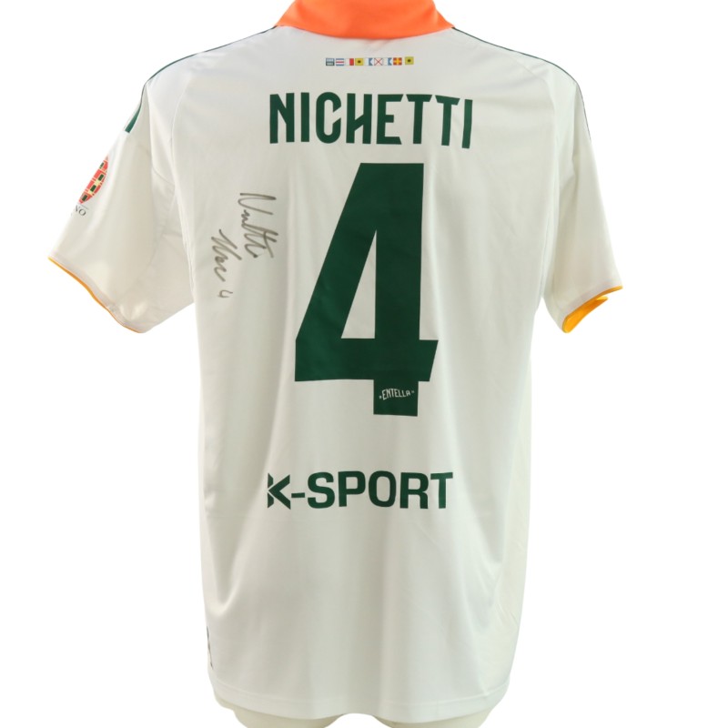 Nichetti's Signed Issued Special Edition Shirt, Virtus Entella vs Palermo 2025