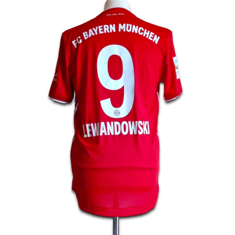 Lewandowski's Bayern Munich Match Shirt 