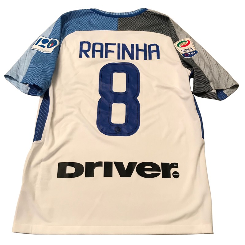 Rafinha's Match-Issued Shirt, Udinese vs Inter Milan 2018