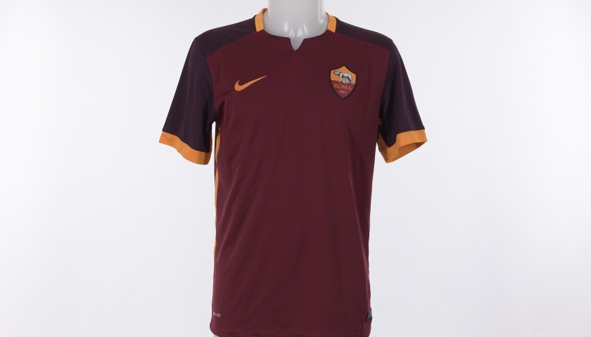 Francesco Totti's AS Roma Signed Shirt, 2015/2016 