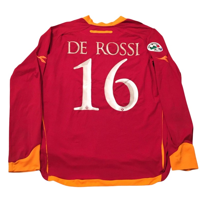 De Ross's Roma Match-Issued Shirt, 2006/07