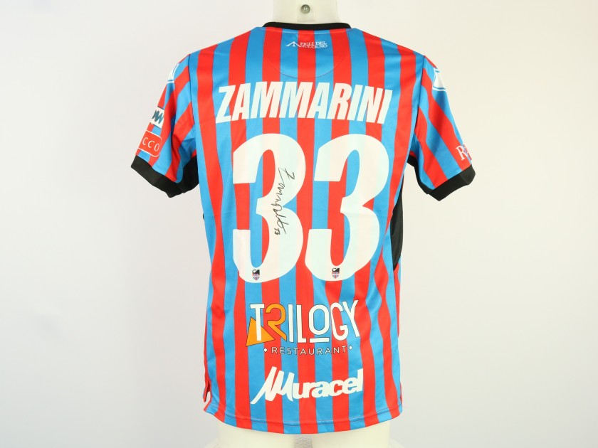 Zammarini's unwashed Signed Shirt, Catania vs Benevento 2024 