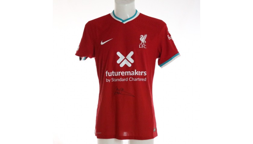 Robertson's Liverpool FC Match-Issued and Signed Shirt, Limited Edition 20/21