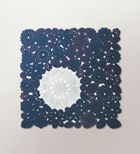 Crochet rug by Paola Lenti