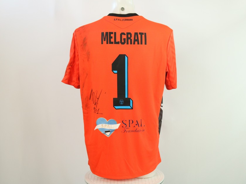 Melgrati's Signed Unwashed Kit, SPAL vs Pescara 2024 - "LILT" Patch