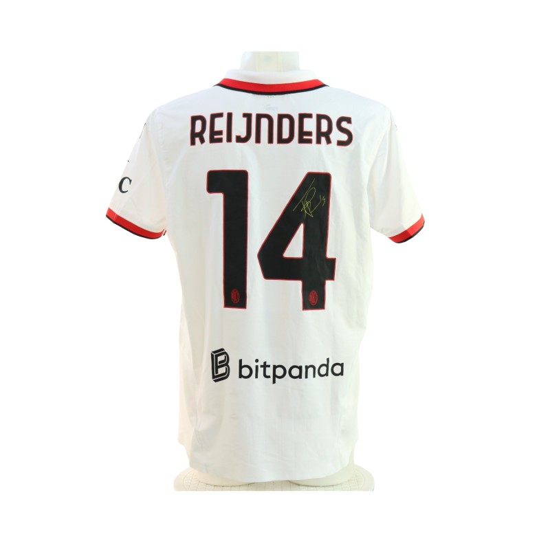 Reijnders' Milan Signed Match-Issued Shirt, 2024/25 