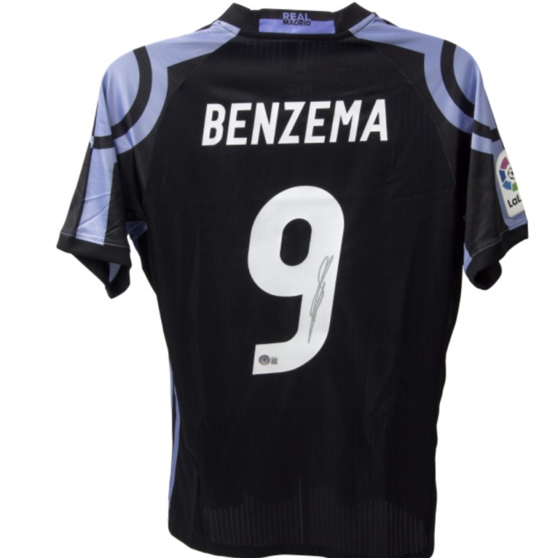 Karim Benzema's Real Madrid Signed Replica Shirt