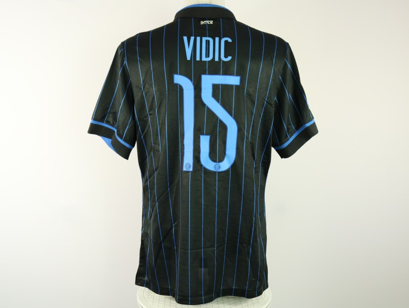 Maglia gara Vidic Inter, 2014/15