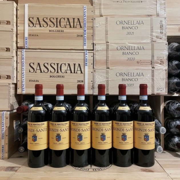 Rosso di Montalcino Tenuta Greppo 2021 Biondi Santi - 6 Bottles