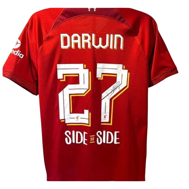 Darwin Núñez's Liverpool 2022/23 Champions League Signed Official Shirt
